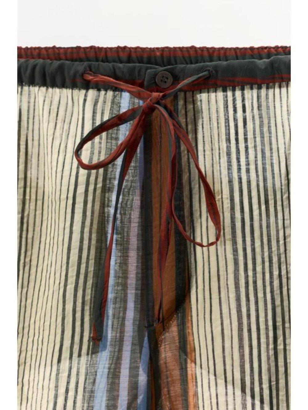 ZARA ZW COLLECTION STRIPED PAJAMA PANTS - Picture 7 of 7